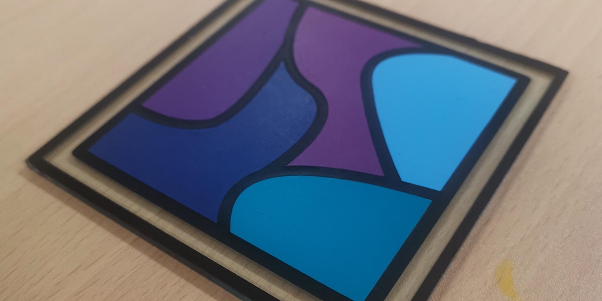 Vinyl Stained glass window!