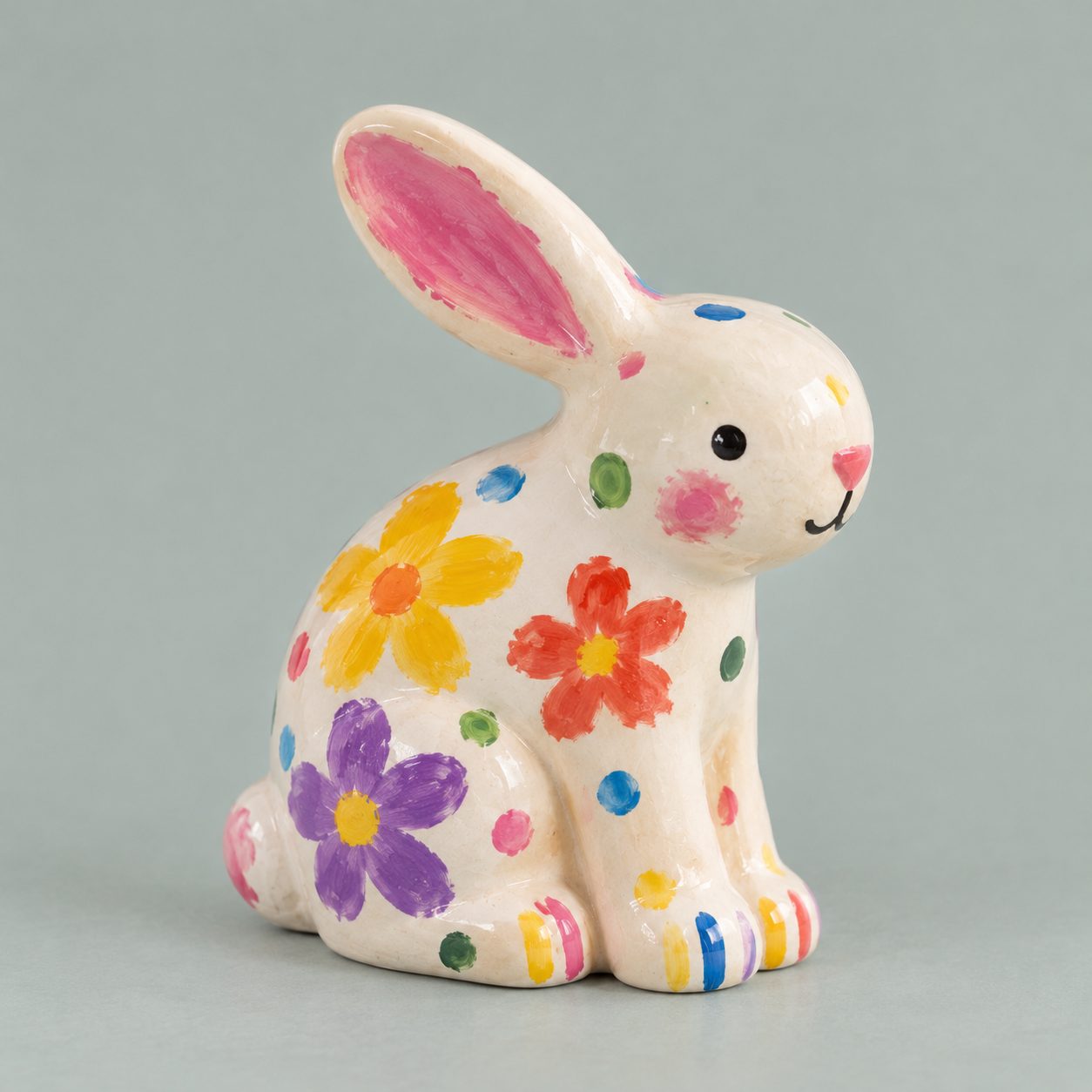 Animal pottery painting - Bunny